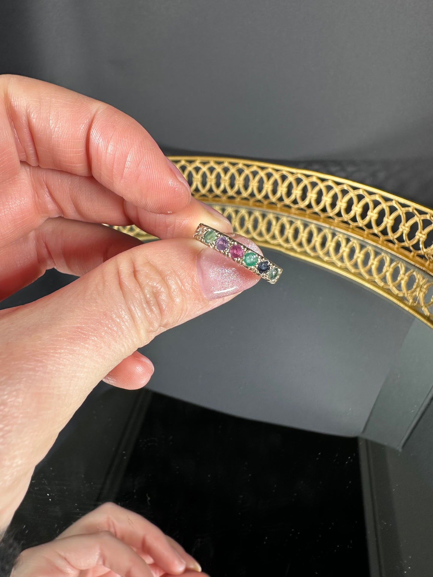 9ct Gold Vintage “Dearest” Ring