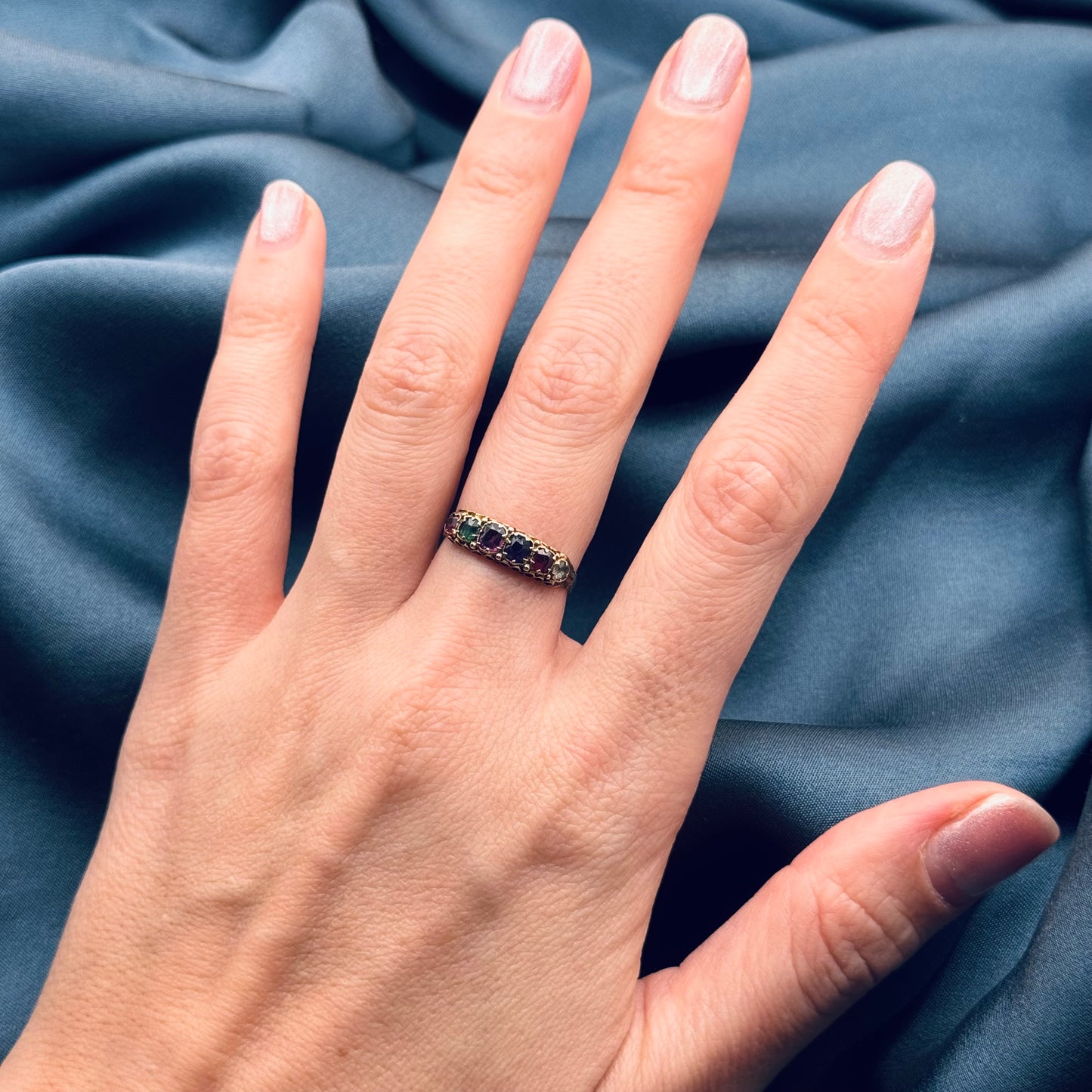 15ct Gold 19th Century “Regard” Ring