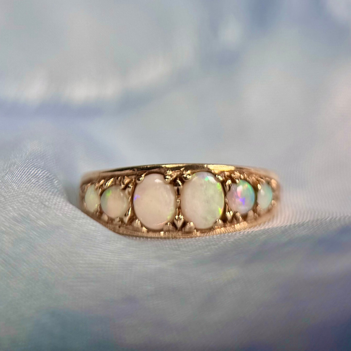 9 Carat Gold Opal “Gypsy” Ring