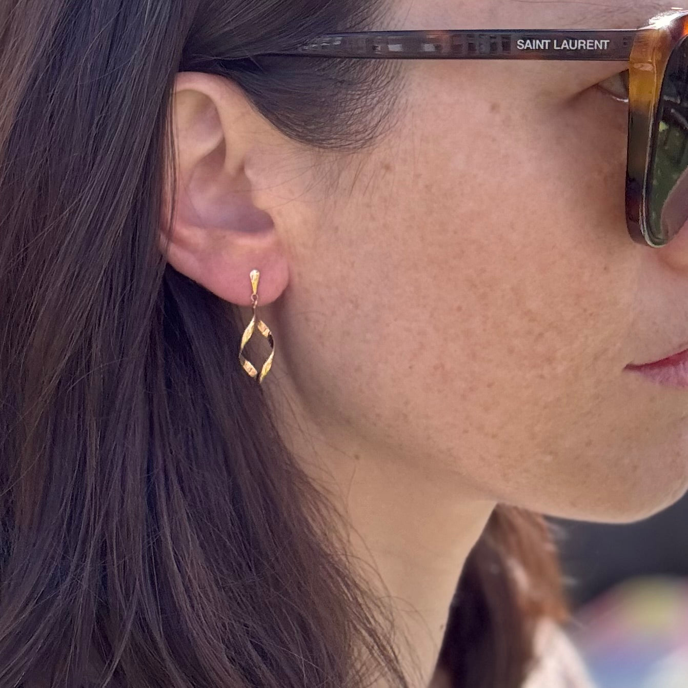 Gold Drop Earrings