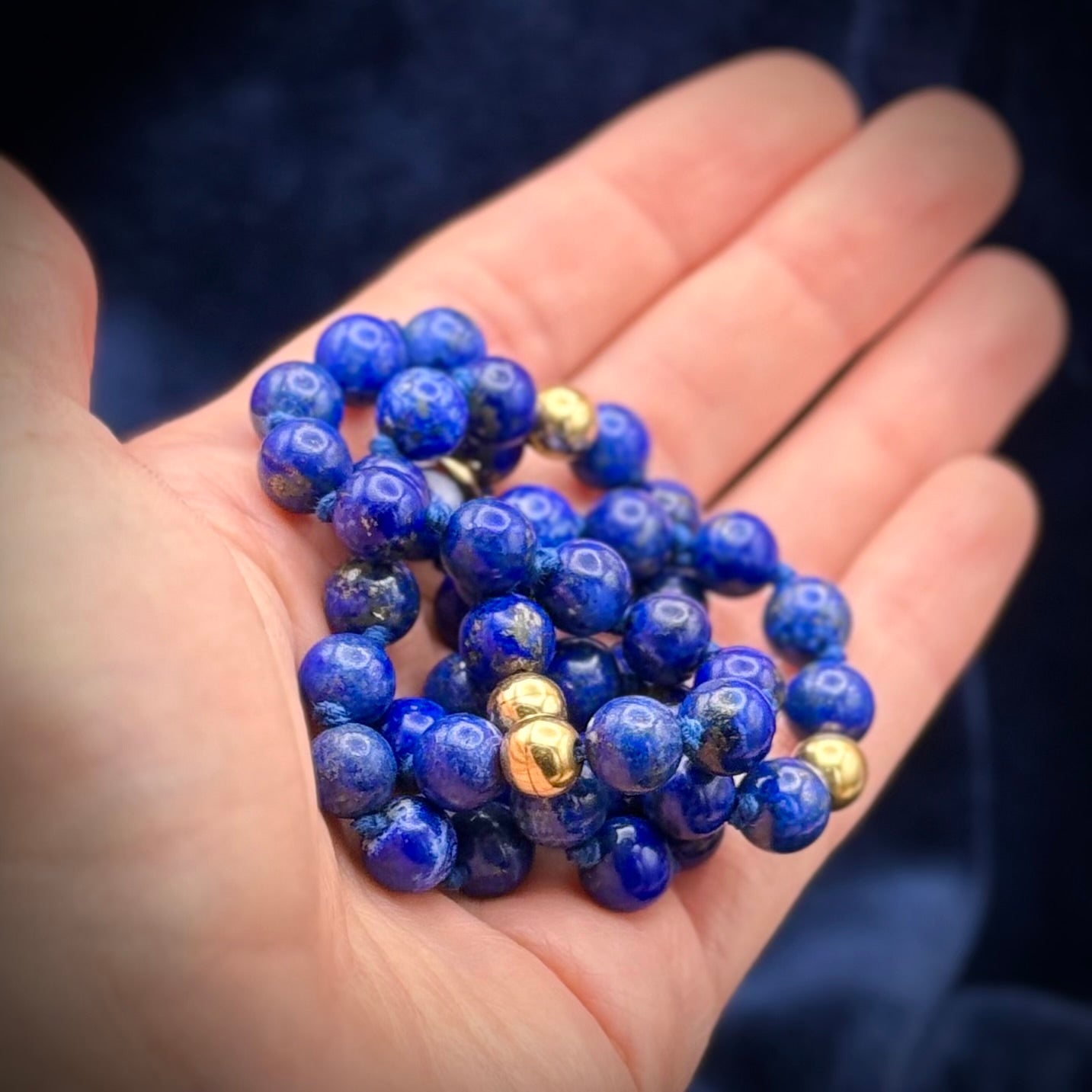 Lapis Lazuli Beaded Necklace