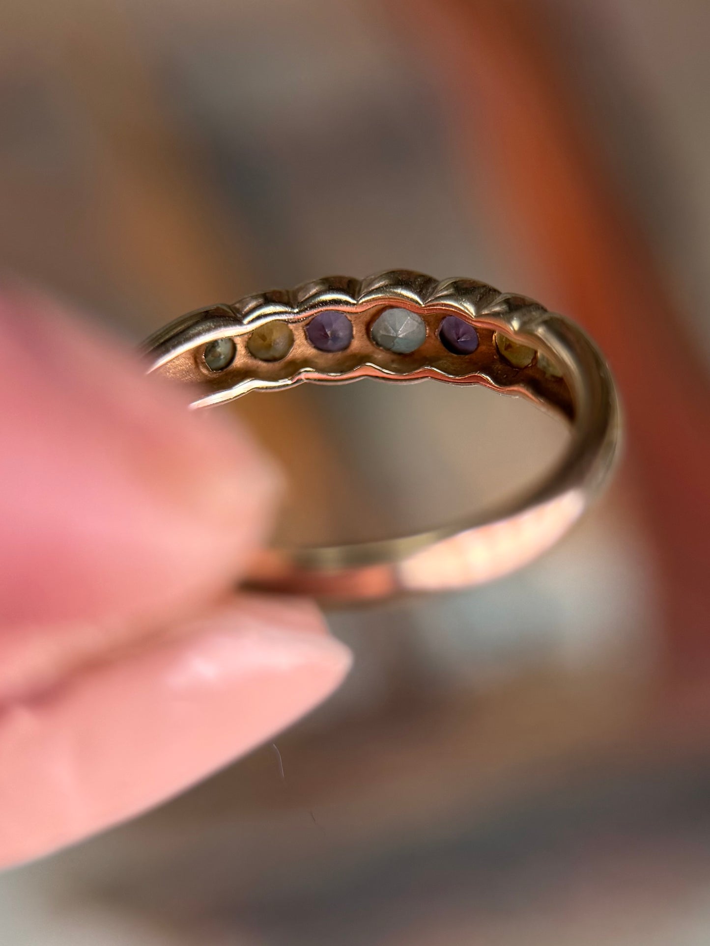 9ct Gold Multigem Ring