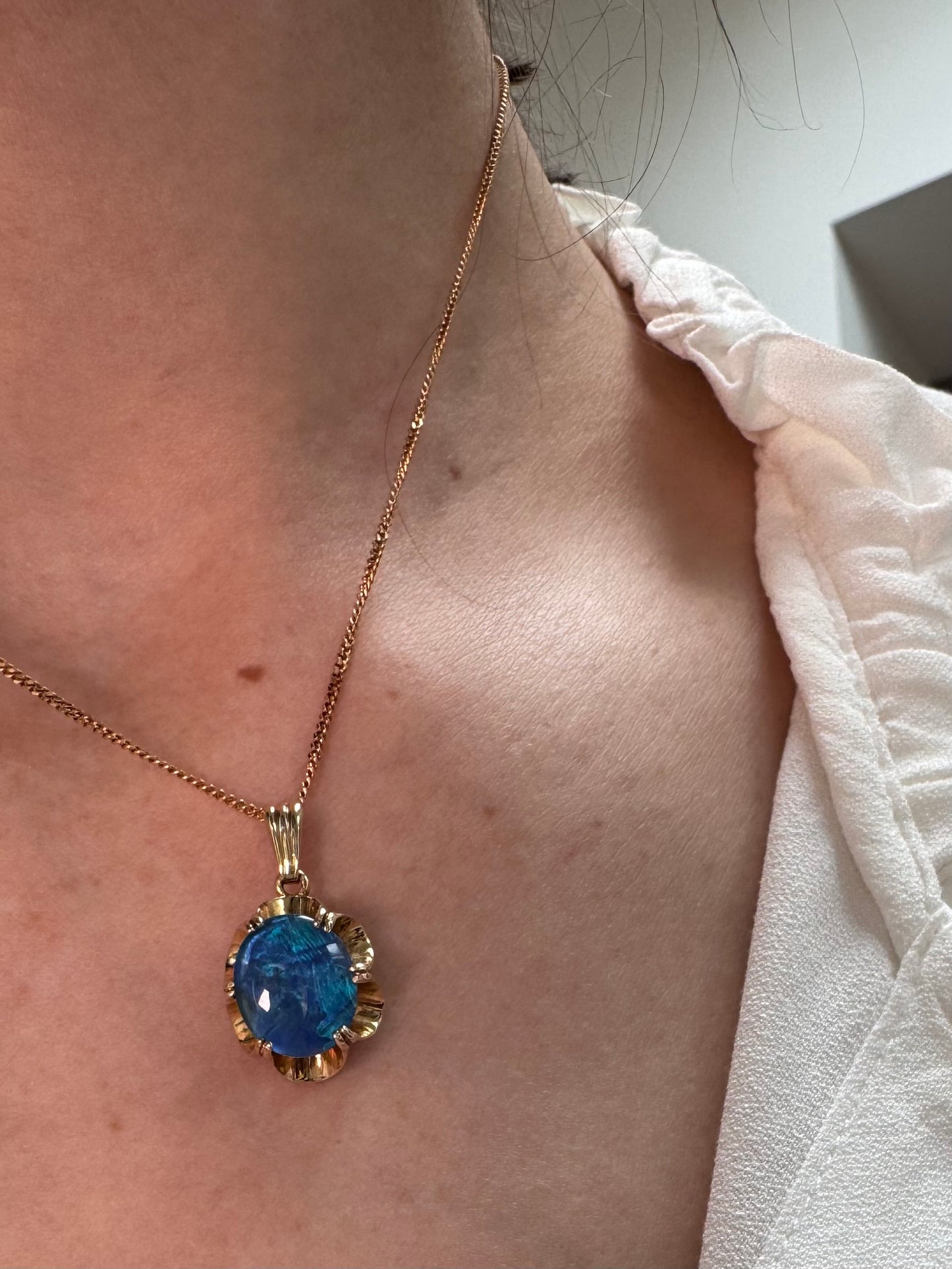 Black Opal Triplet Pendant (Pendant only)
