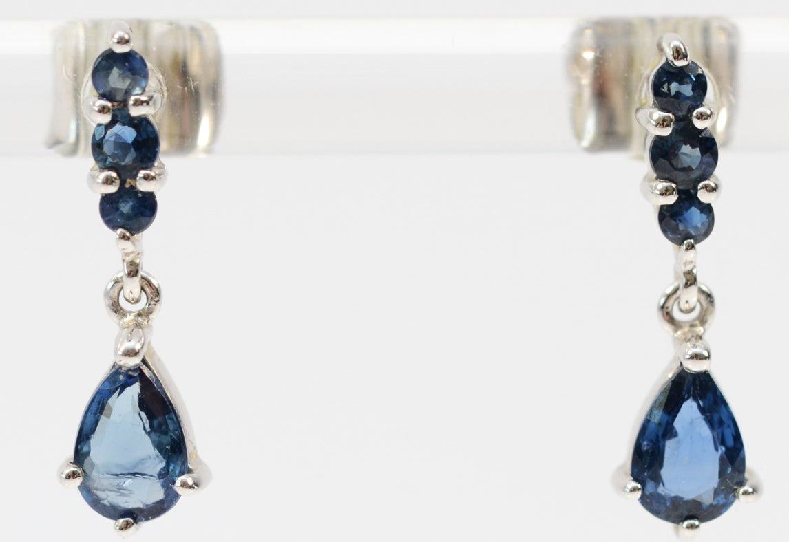Sapphire Drop earrings
