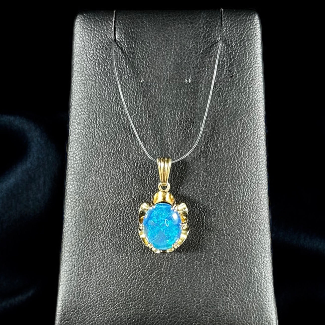 Black Opal Triplet Pendant (Pendant only)