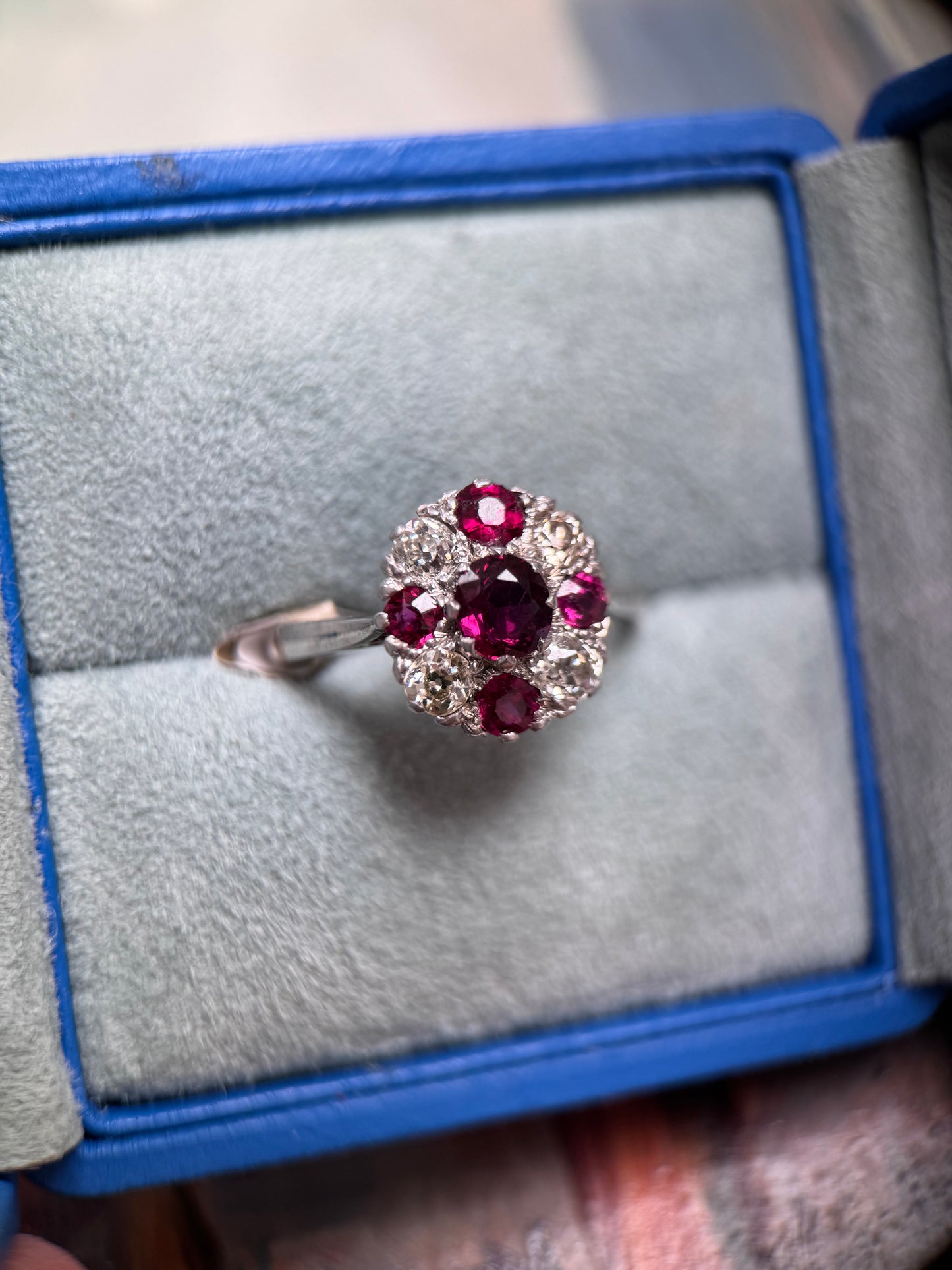18ct Gold Ruby & Diamond Ring