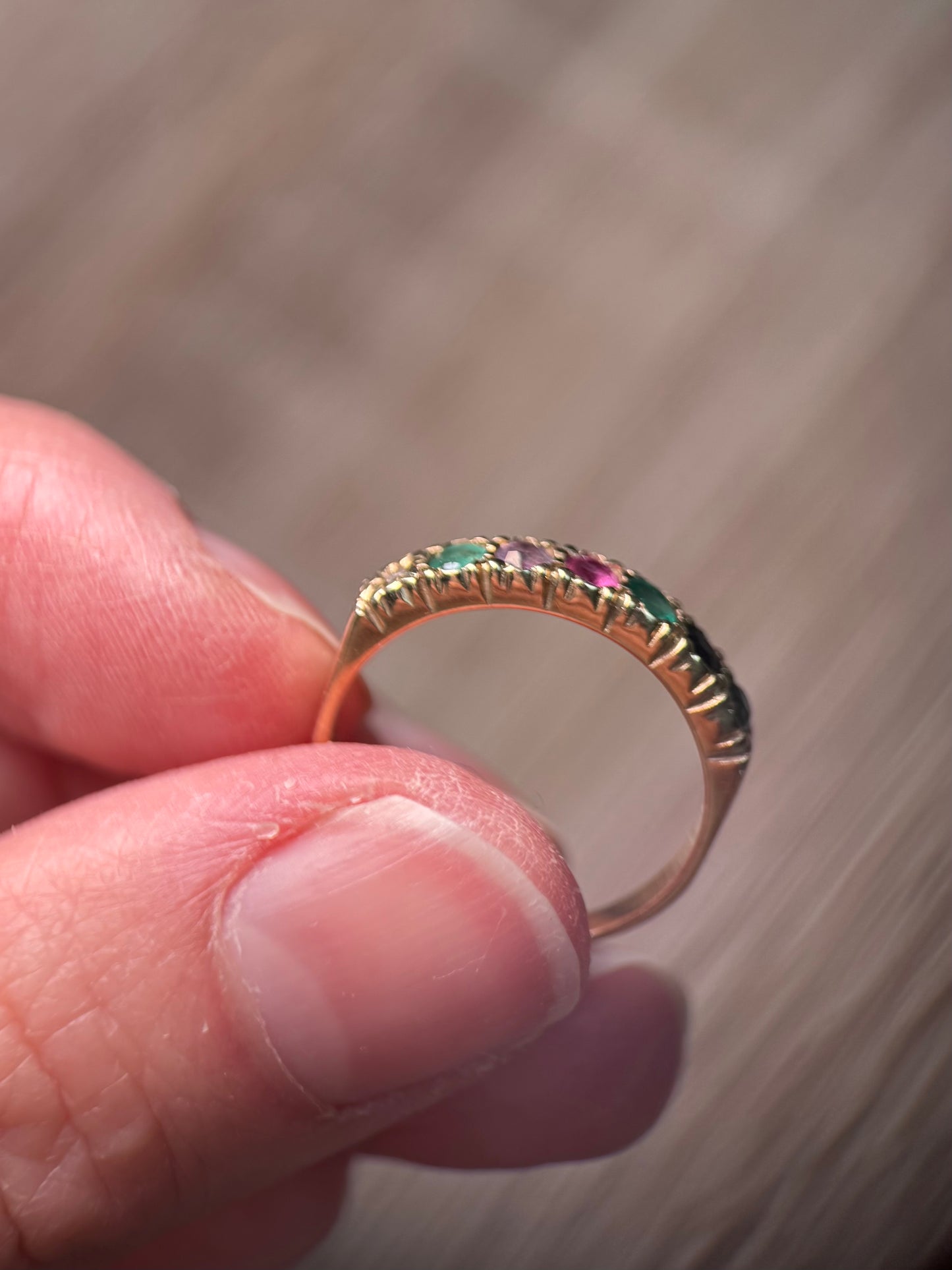 9ct Gold Vintage “Dearest” Ring