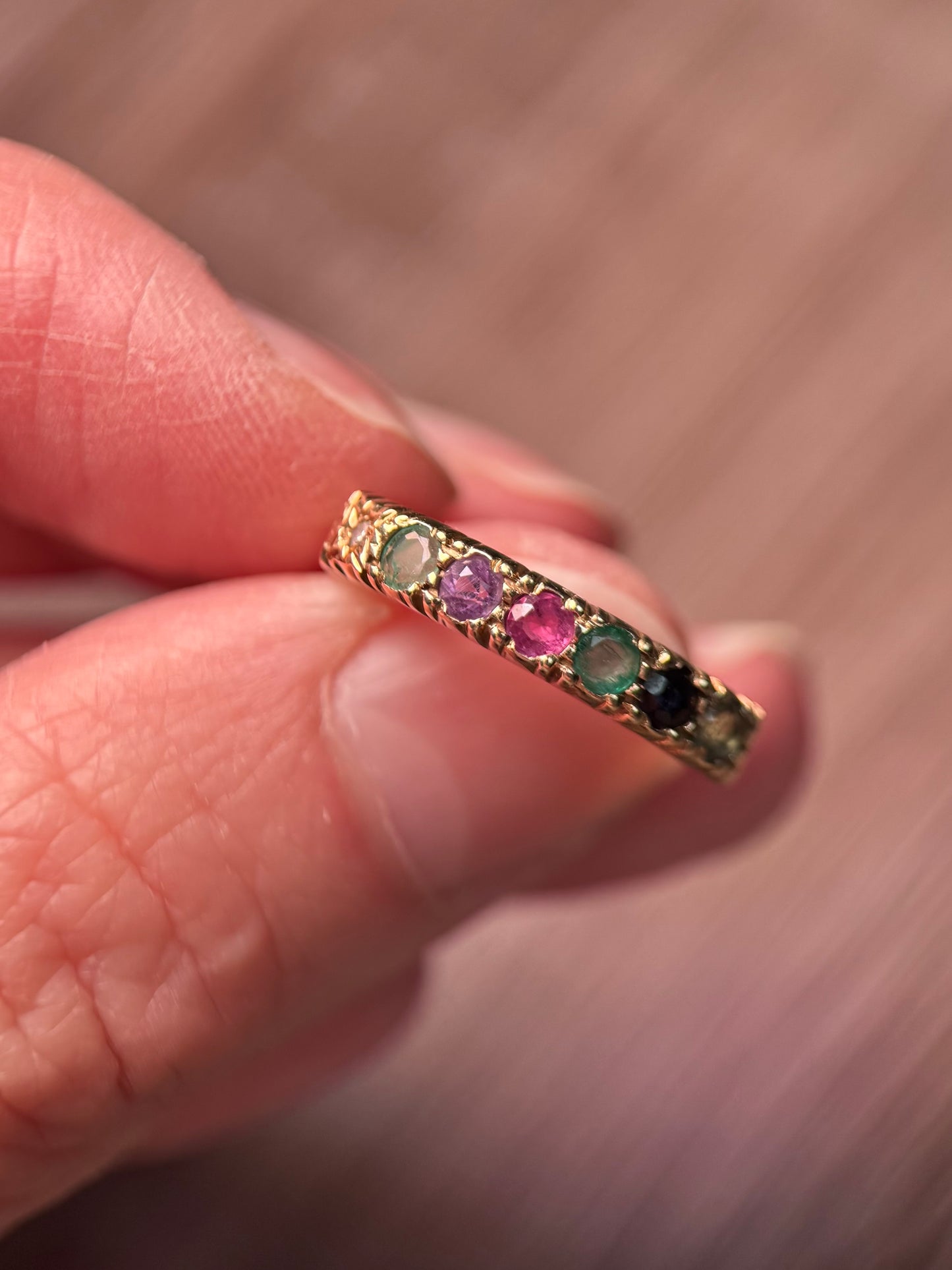 9ct Gold Vintage “Dearest” Ring