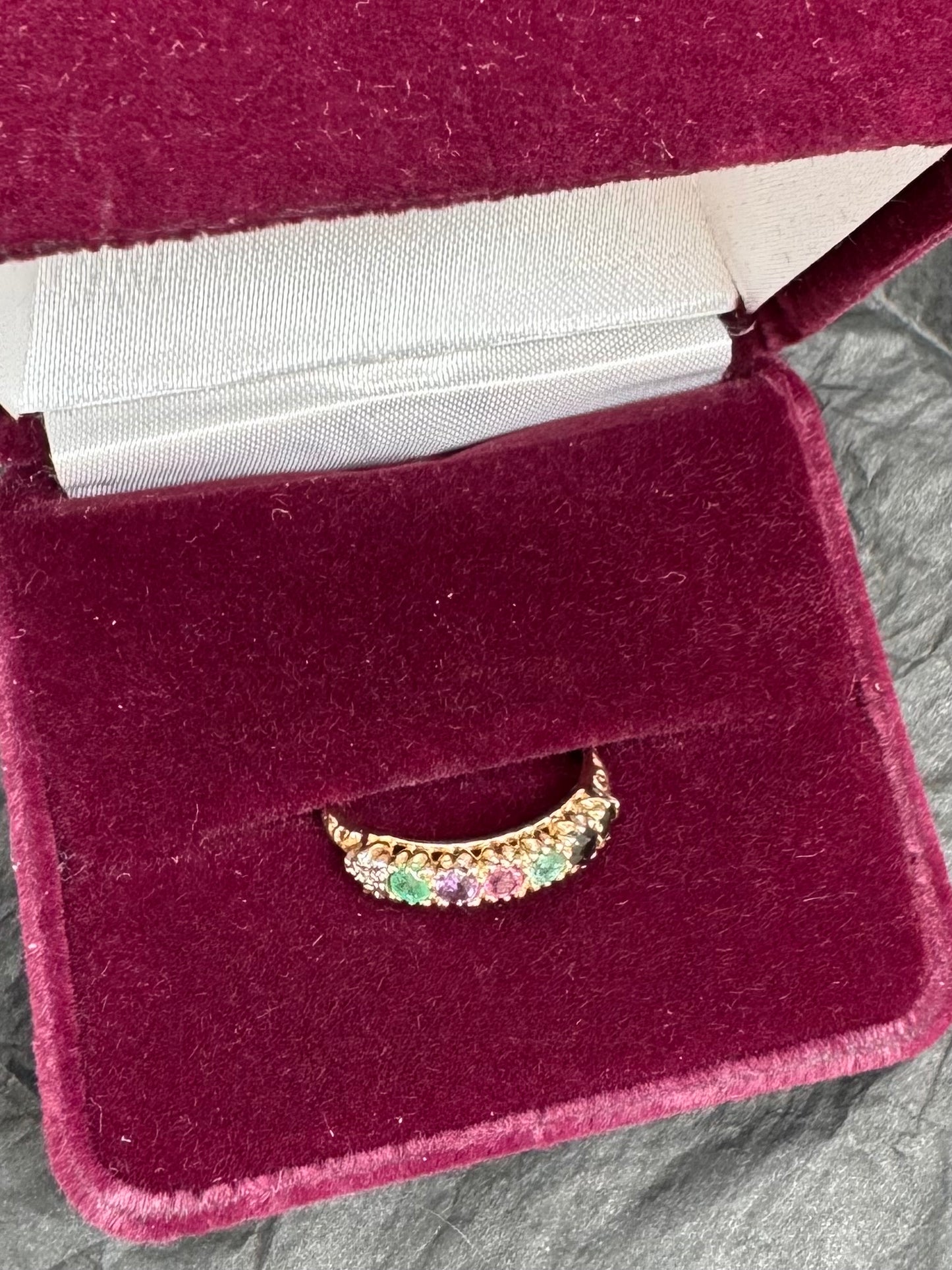 9 Carat Gold Vintage “Dearest” Ring