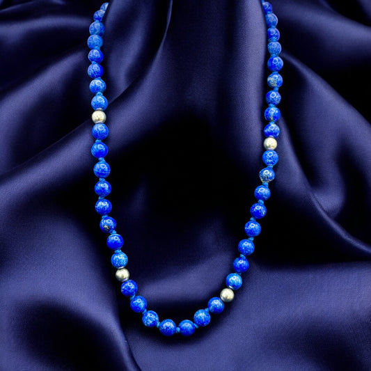 Lapis Lazuli Beaded Necklace