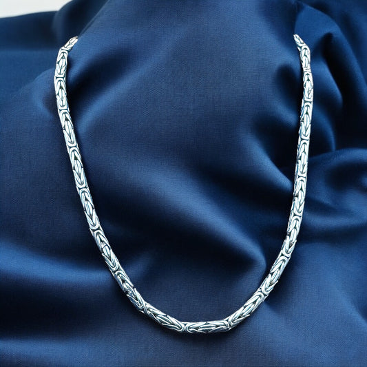 Silver Byzantine Necklace